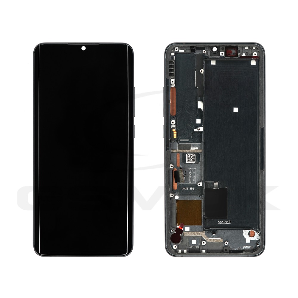 WYŚWIETLACZ LCD DO XIAOMI MI NOTE 10 / MI NOTE 10 PRO Z RAMKĄ CZARNY 56000300F400 ORYGINAŁ SERVICE PACK