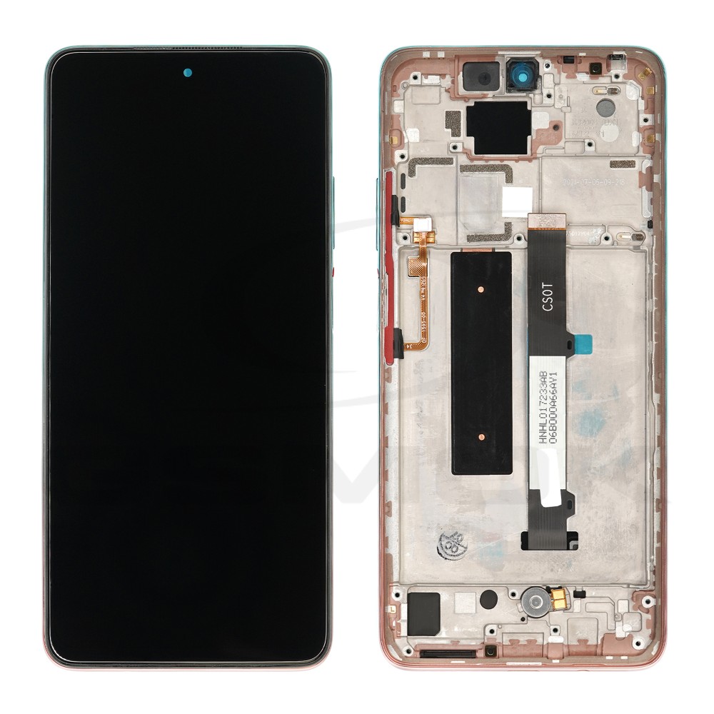 WYŚWIETLACZ LCD DO XIAOMI MI 10T LITE Z RAMKĄ RÓŻOWY ROSE GOLD 5600050J1700 ORYGINAŁ SERVICE PACK