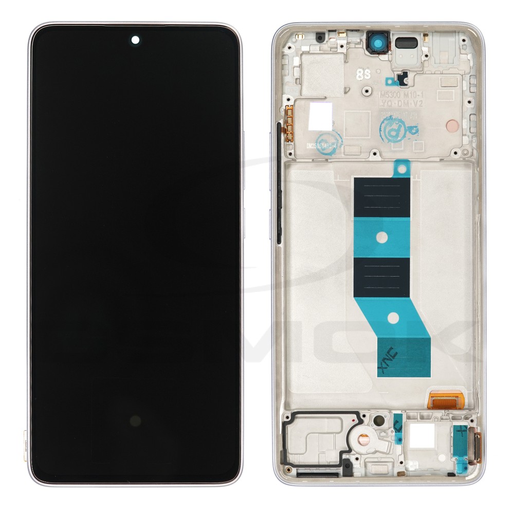 WYŚWIETLACZ LCD DO XIAOMI POCO M7 PRO 5G FIOLETOWY / LAVENDER FROST Z RAMKĄ 5600080O17P00 ORYGINAŁ SERVICE PACK