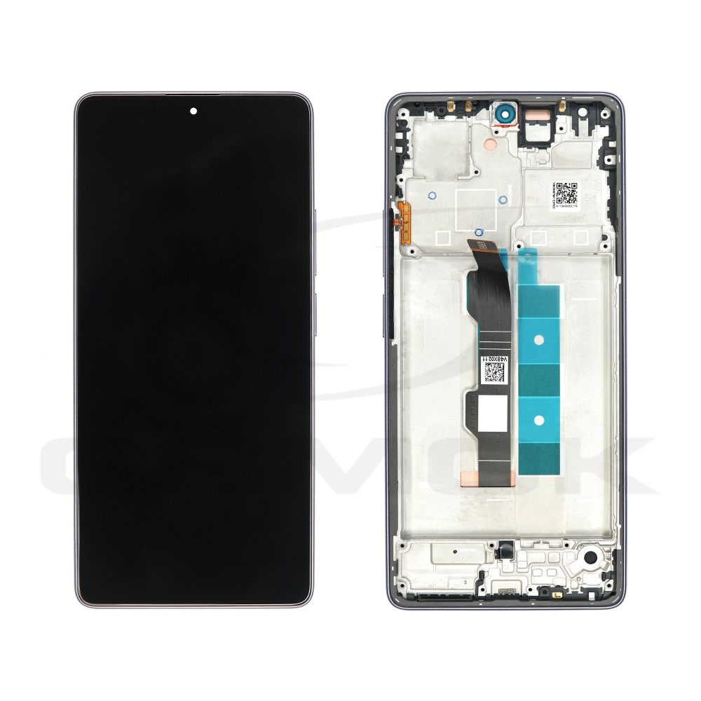 WYŚWIETLACZ LCD DO XIAOMI REDMI NOTE 13 PRO 4G / POCO M6 PRO 4G Z RAMKĄ FIOLETOWY 56000200N600 5600020N6P00 SERVICE PACK