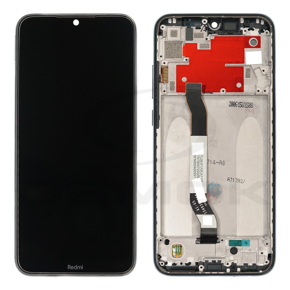 WYŚWIETLACZ LCD DO XIAOMI REDMI NOTE 8T Z RAMKĄ CZARNY 5600040C3X00 ORYGINAŁ SERVICE PACK