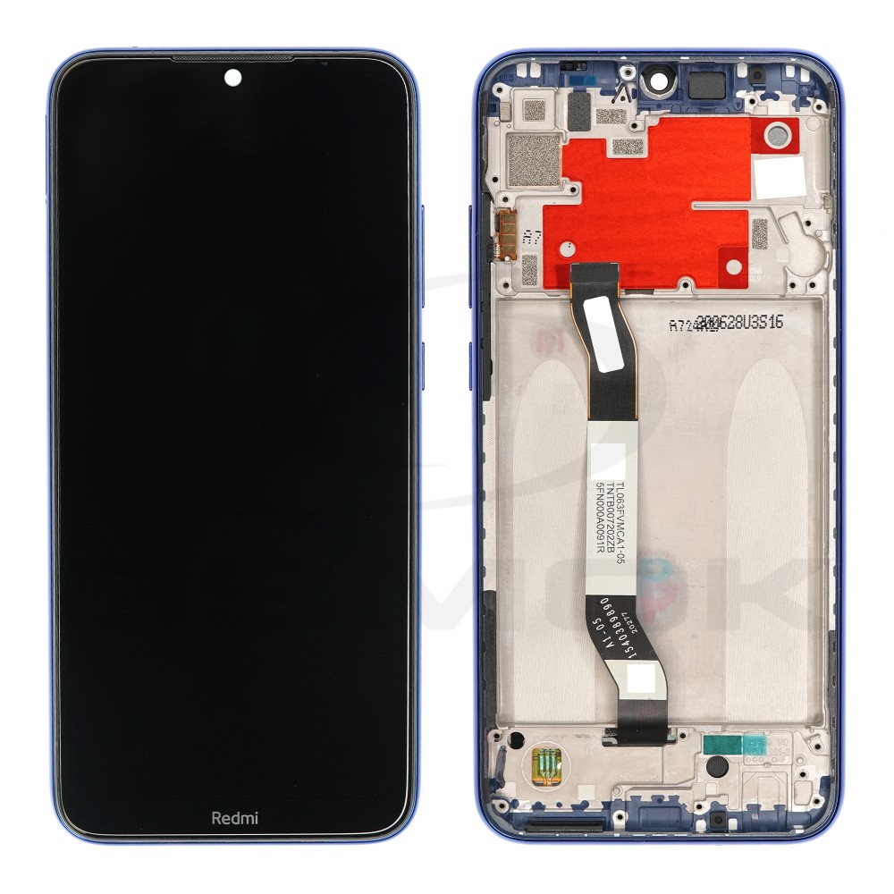 WYŚWIETLACZ LCD DO XIAOMI REDMI NOTE 8T Z RAMKĄ NIEBIESKI 5600030C3X00 ORYGINAŁ SERVICE PACK