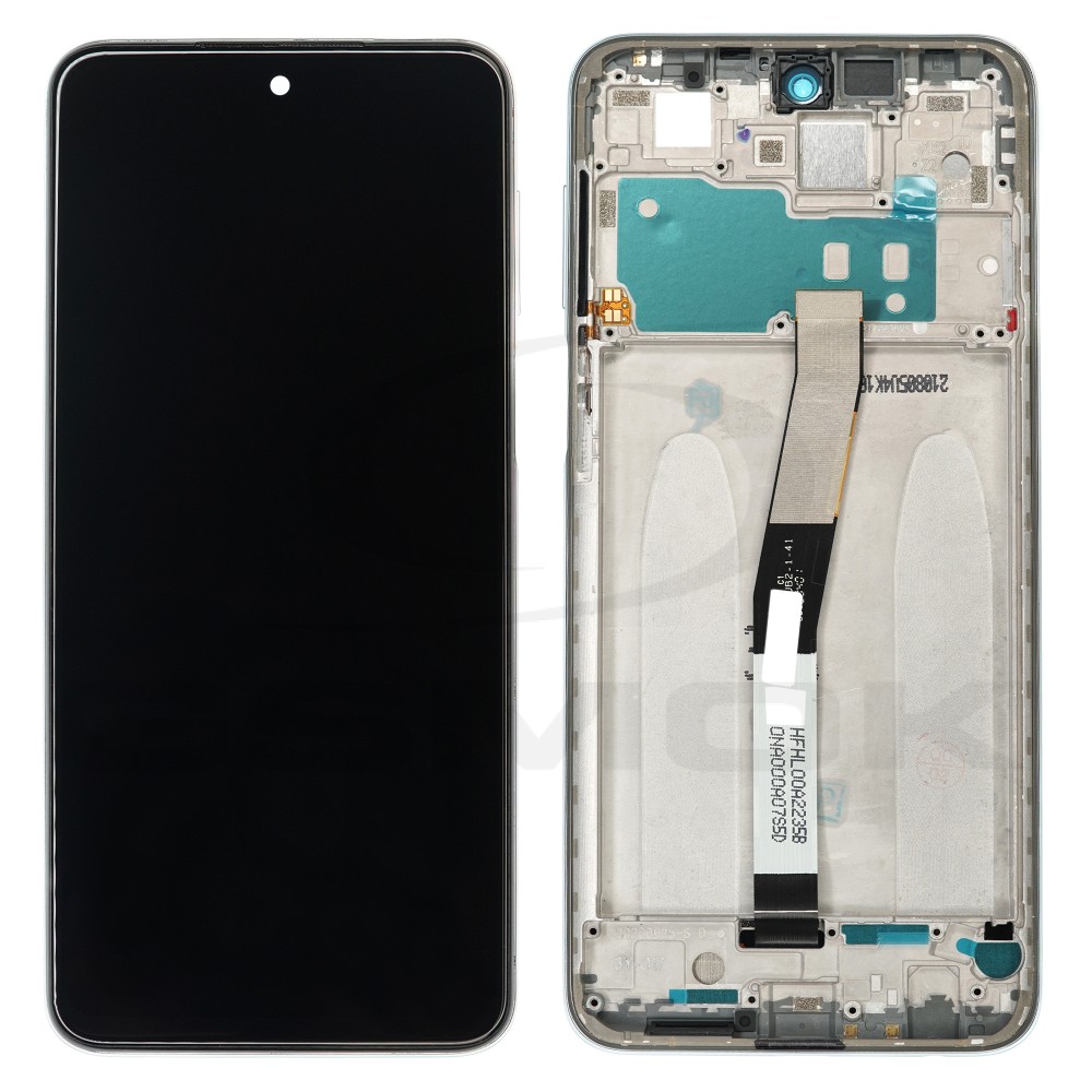 WYŚWIETLACZ LCD DO XIAOMI REDMI NOTE 9S Z RAMKĄ BIAŁY 560002J6A100 ORYGINAŁ SERVICE PACK