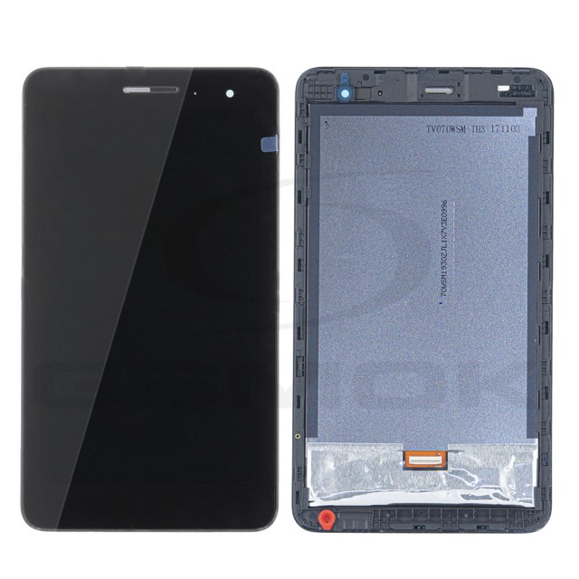 WYŚWIETLACZ LCD DO HUAWEI MEDIAPAD T1 7.0 3G T1-701 Z RAMKĄ 02351BPQ ORYGINAŁ SERVICE PACK