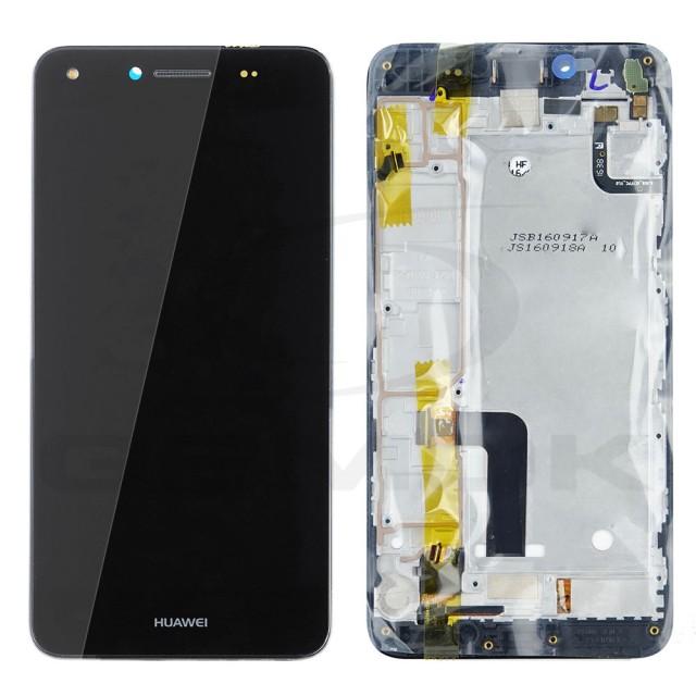 WYŚWIETLACZ LCD DO HUAWEI Y5 II 3G CUN-U29 Z RAMKĄ CZARNY 97070MSD ORYGINAŁ SERVICE PACK