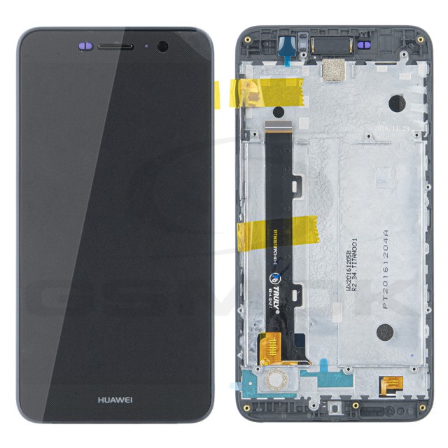 WYŚWIETLACZ LCD DO HUAWEI Y6 PRO Z RAMKĄ CZARNY 97070LEM ORYGINAŁ SERVICE PACK