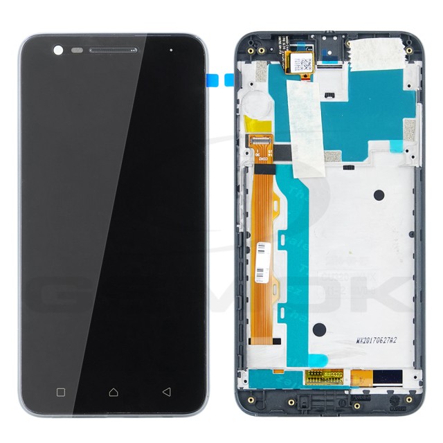 WYŚWIETLACZ LCD DO LENOVO VIBE C2 CZARNY Z RAMKĄ 5D68C05724 ORYGINAŁ SERVICE PACK