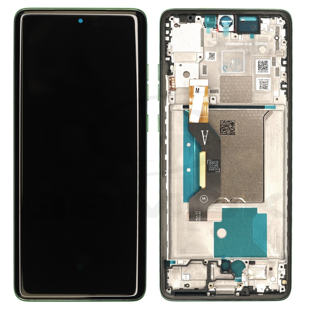 WYŚWIETLACZ LCD DO MOTOROLA EDGE 60 ZIELONY Z RAMKĄ 5D68C29944 ORYGINAŁ SERVICE PACK