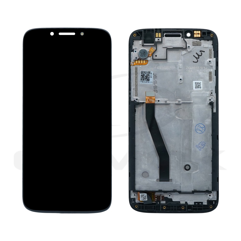 WYŚWIETLACZ LCD DO MOTOROLA MOTO E5 PLAY GO Z RAMKĄ [RMORE PREMIUM]