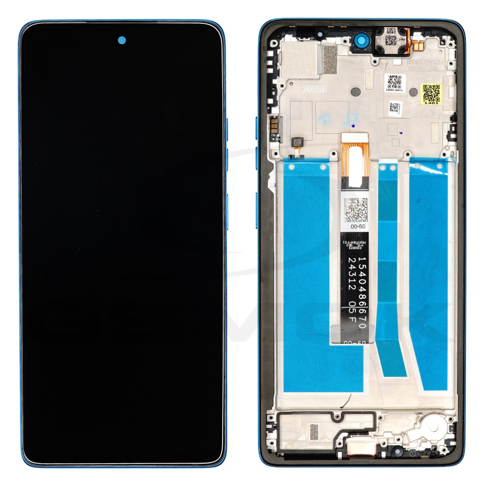 WYŚWIETLACZ LCD DO MOTOROLA MOTO G75 5G NIEBIESKI 5D68C28969 5D68C29067 ORYGINAŁ SERVICE PACK