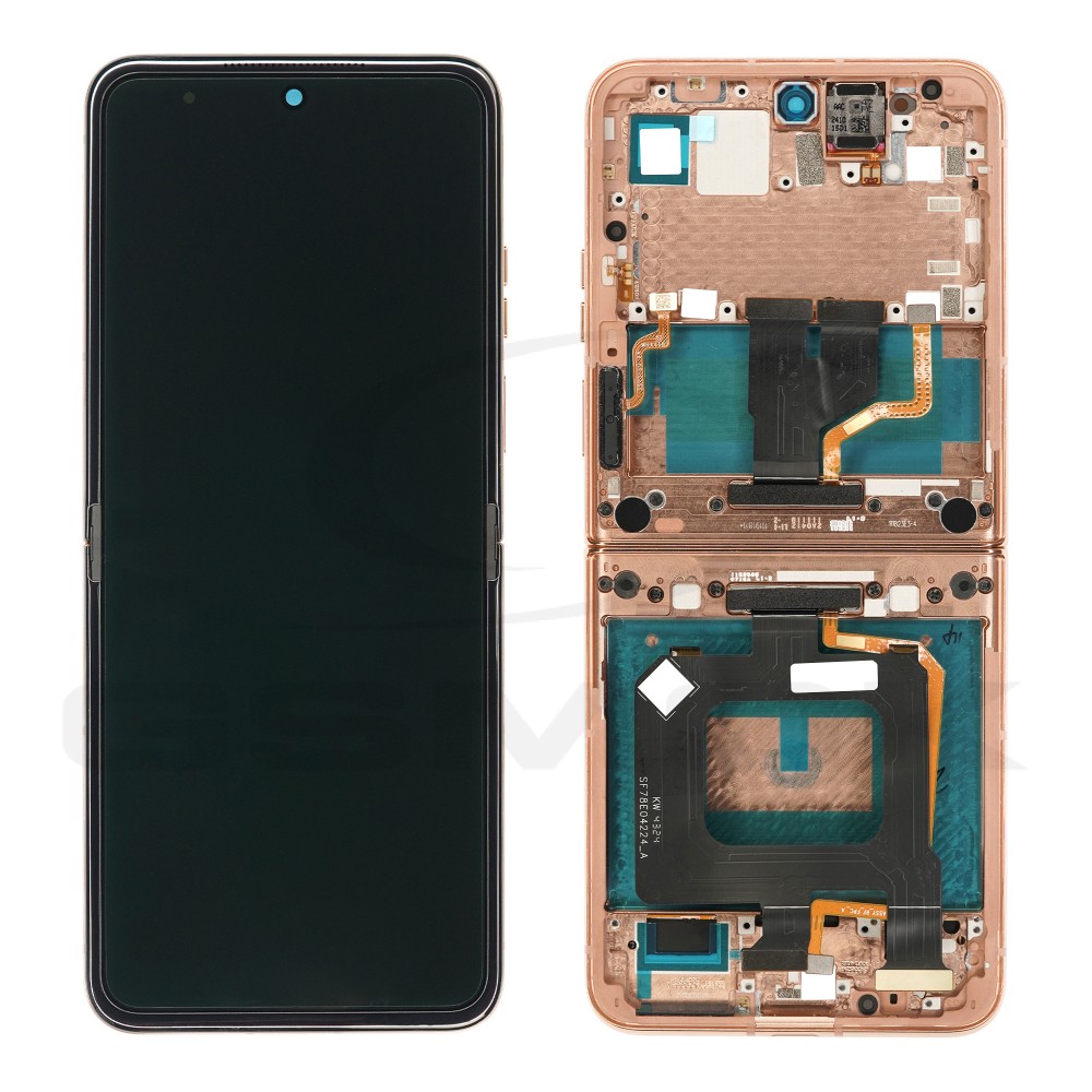WYŚWIETLACZ LCD DO MOTOROLA RAZR 50 ULTRA MOCHA BROWN Z RAMKĄ 5D68C29482 ORYGINAŁ SERVICE PACK