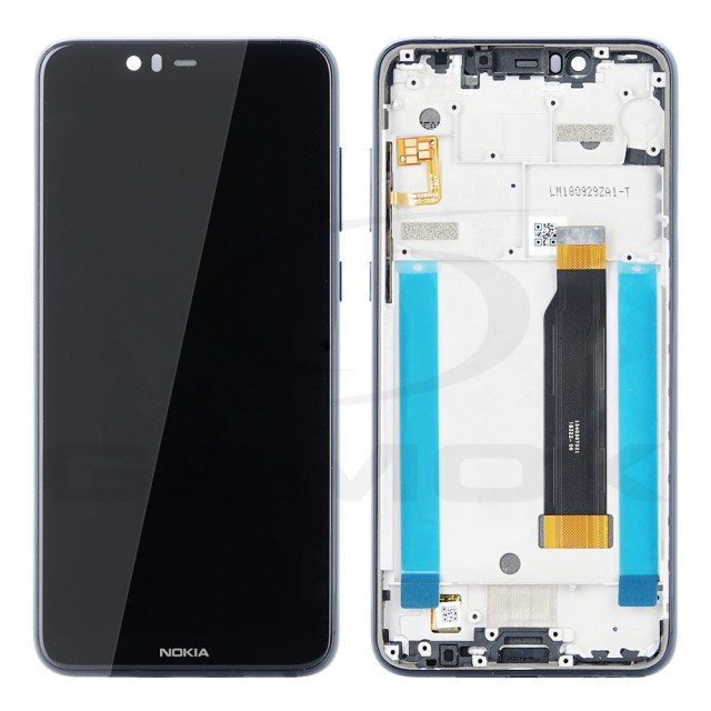 WYŚWIETLACZ LCD DO NOKIA 5.1 PLUS CZARNY 20PDABW0002 ORYGINAŁ SERVICE PACK