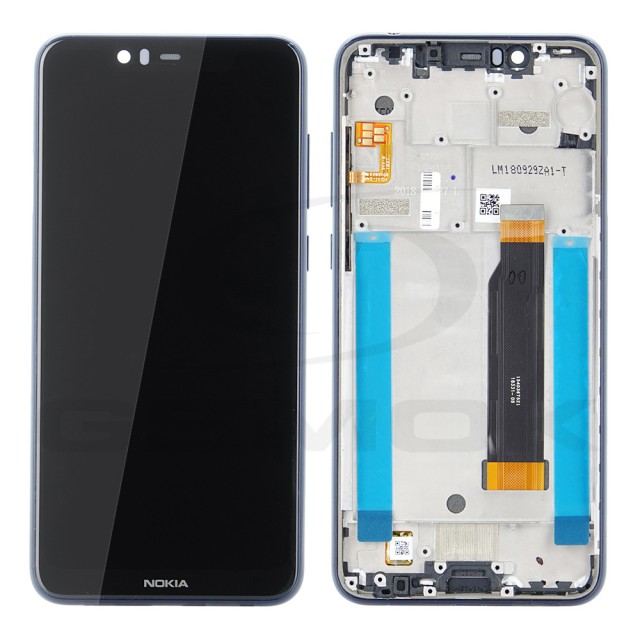 WYŚWIETLACZ LCD DO NOKIA 5.1 PLUS NIEBIESKI 20PDALW0002 ORYGINAŁ SERVICE PACK