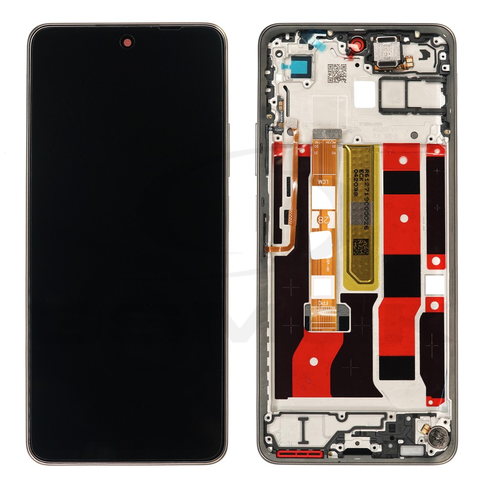 WYŚWIETLACZ LCD DO OPPO A5 ENERGY/A5 PRO BRĄZOWY Z RAMKĄ 621029000495 ORG SERVICE PACK