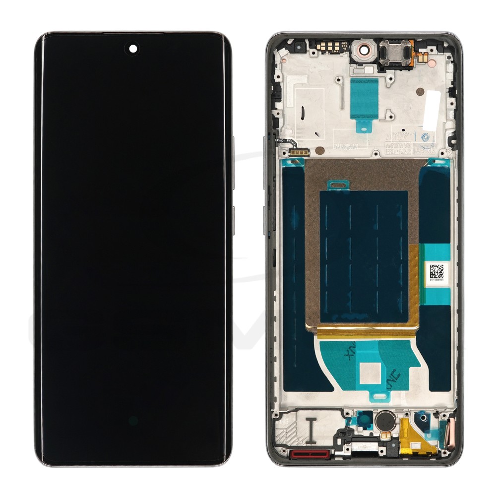 WYŚWIETLACZ LCD DO REALME 14 PRO 5G Z RAMKĄ 621029000421 SZARY ORYGINAŁ SERVICE PACK