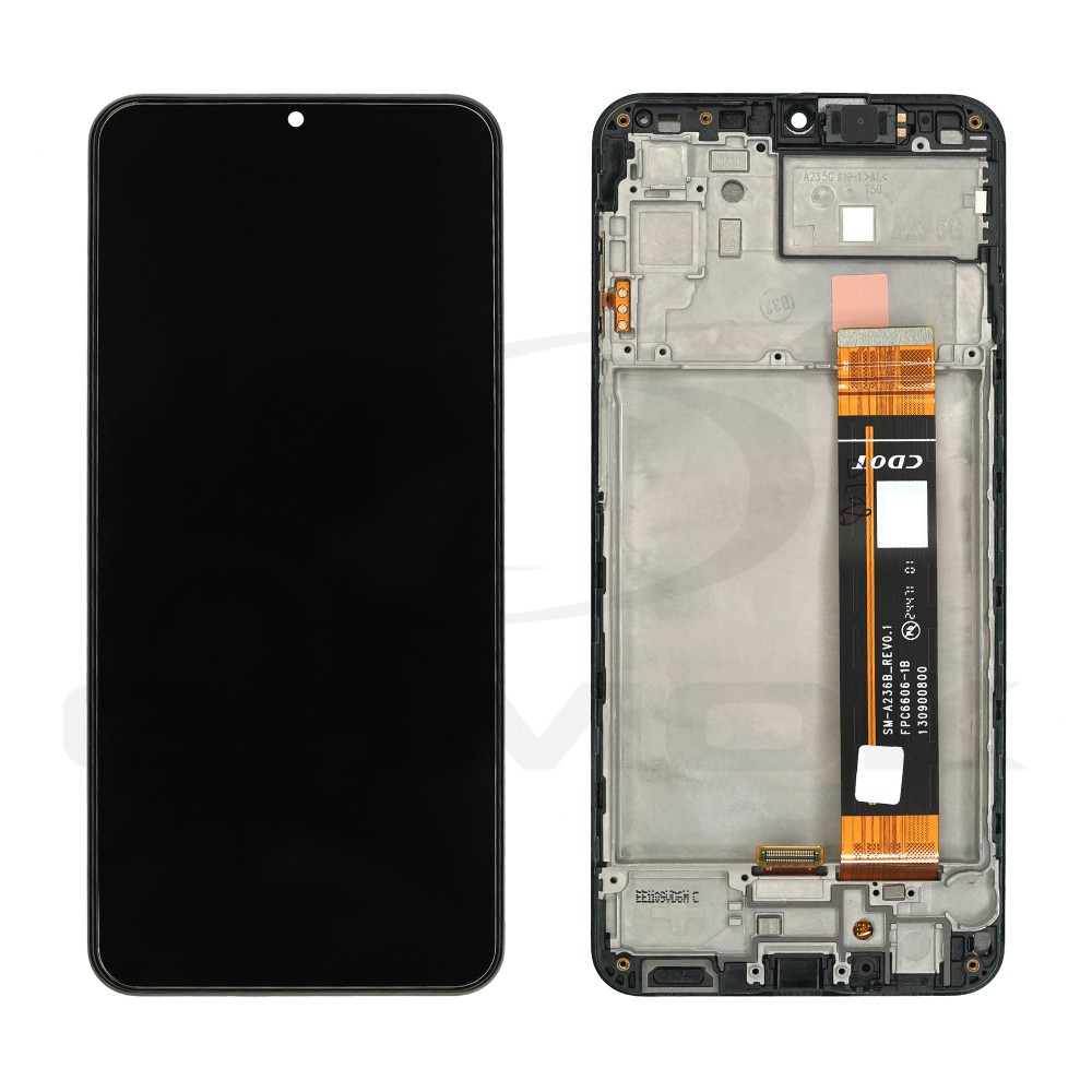 WYŚWIETLACZ LCD + PANEL DOTYKOWY KOMPLET SAMSUNG A236 5G GALAXY A23 Z RAMKĄ GH82-29734A GH82-29735A GH82-29736A ORYGINAŁ SERVICE PACK