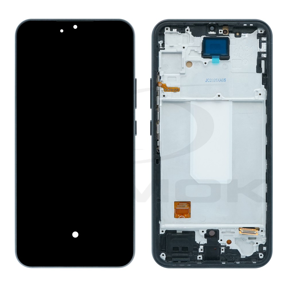 WYŚWIETLACZ LCD + PANEL DOTYKOWY KOMPLET SAMSUNG A346 GALAXY A34 Z RAMKĄ [OLED]