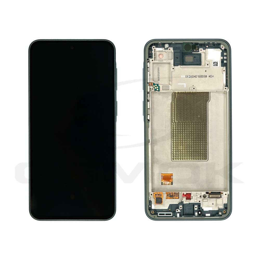 WYŚWIETLACZ LCD DO SAMSUNG A376 GALAXY A37 SZARO ZIELONY Z RAMKĄ GH82-39232B ORYGINAŁ SERVICE PACK