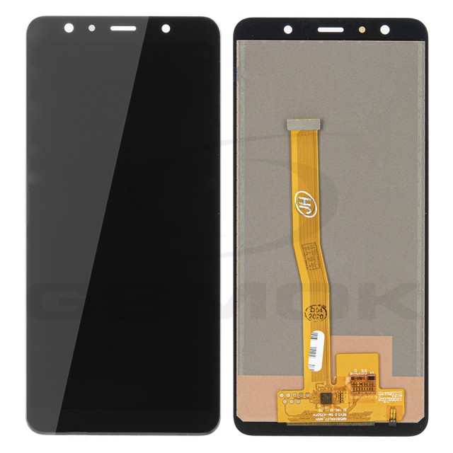 WYŚWIETLACZ LCD + PANEL DOTYKOWY KOMPLET SAMSUNG A750 GALAXY A7 2018 CZARNY HQ [TFT]