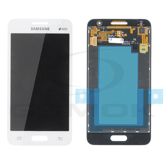 WYŚWIETLACZ LCD DO SAMSUNG G355 GALAXY CORE 2 BIAŁY GH97-16049A GH97-16070A ORYGINAŁ SERVICE PACK