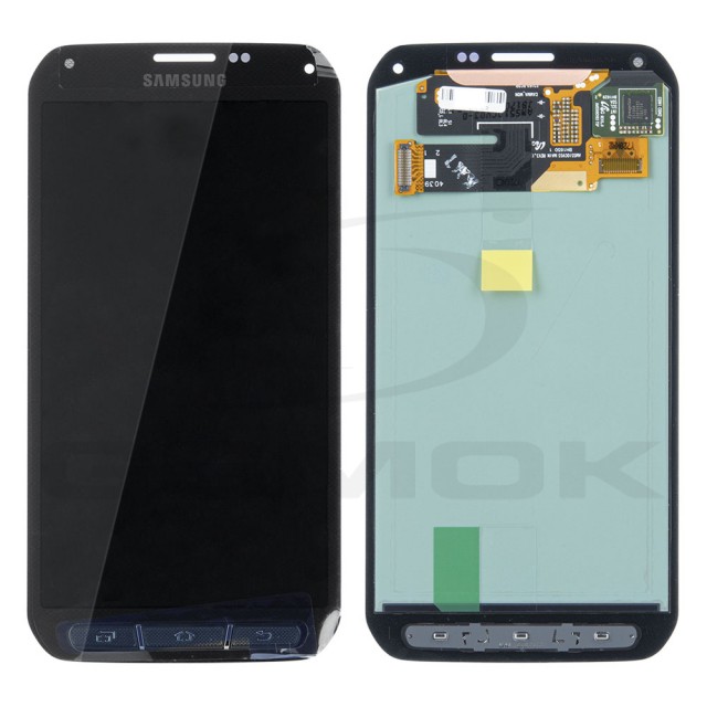 WYŚWIETLACZ LCD DO SAMSUNG G870F GALAXY S5 ACTIVE SREBRNY GH97-16088A ORYGINAŁ SERVICE PACK