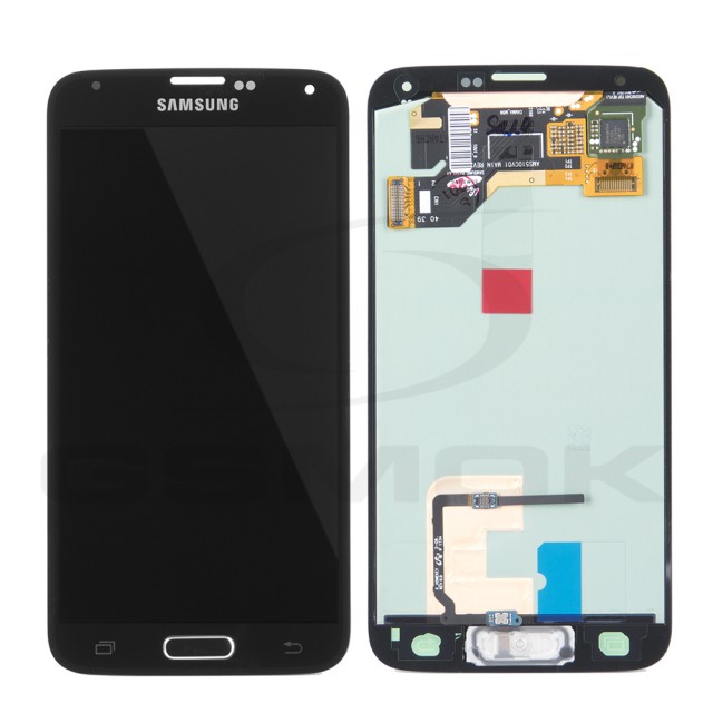 WYŚWIETLACZ LCD DO SAMSUNG G900 GALAXY S5 CZARNY GH97-15734B GH97-15959B ORYGINAŁ SERVICE PACK