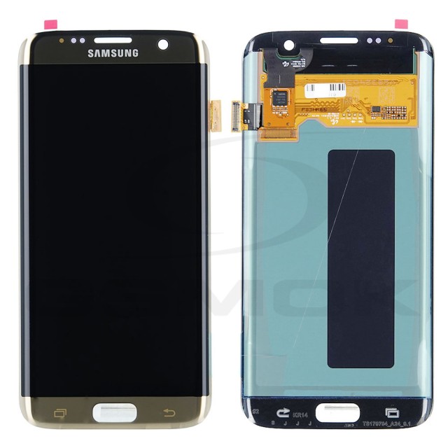 WYŚWIETLACZ LCD DO SAMSUNG G935 GALAXY S7 EDGE ZŁOTY GH96-09785A ORYGINAŁ SERVICE PACK