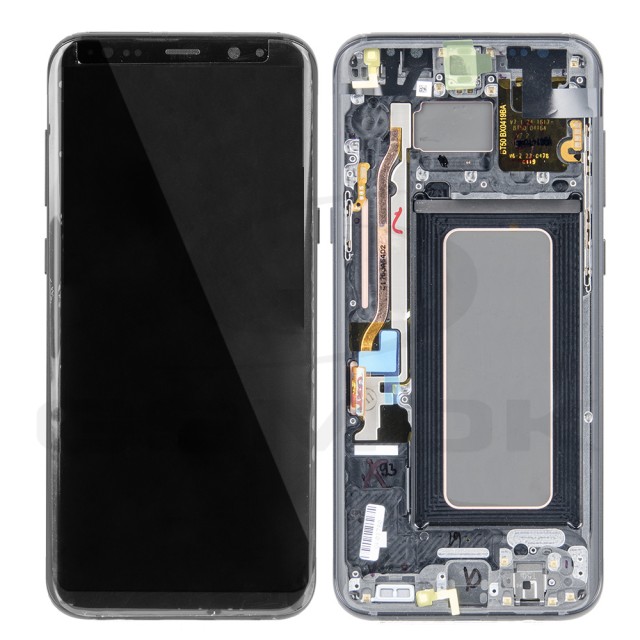 WYŚWIETLACZ LCD DO SAMSUNG G955 GALAXY S8 PLUS CZARNY Z RAMKĄ GH97-20470A GH97-20564A GH97-20565A GH97-20469A ORYGINAŁ SERVICE PACK