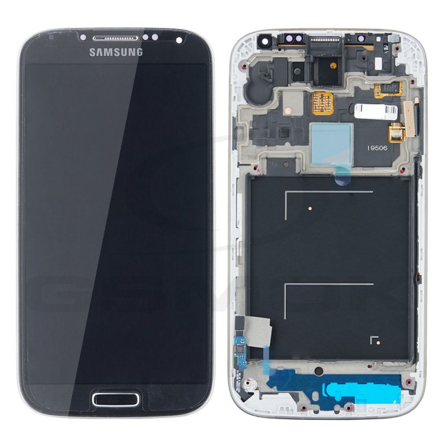 WYŚWIETLACZ LCD DO SAMSUNG I9506 GALAXY S4 LTE+ CZARNY Z RAMKĄ GH97-15202B ORYGINAŁ SERVICE PACK
