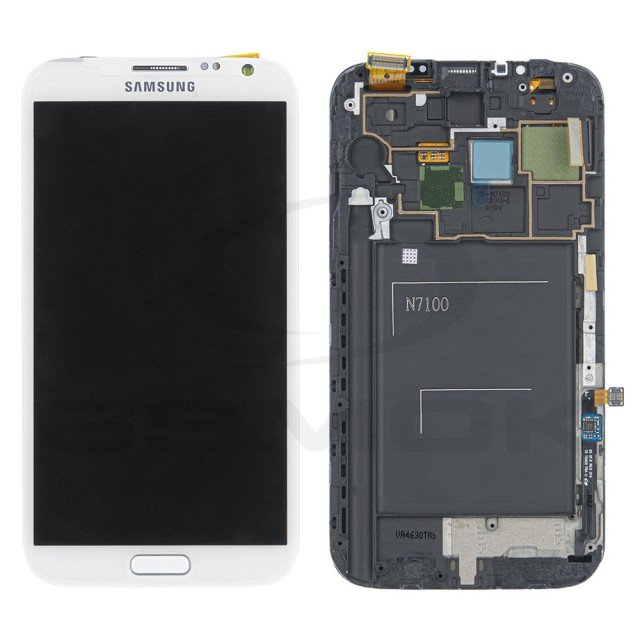 WYŚWIETLACZ LCD DO SAMSUNG N7100 GALAXY NOTE 2 BIAŁY GH97-14112A GH97-14114A ORYGINAŁ SERVICE PACK