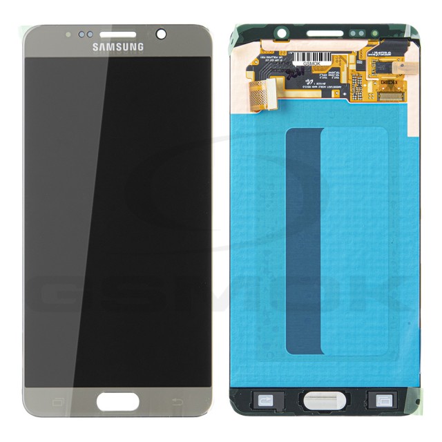WYŚWIETLACZ LCD DO SAMSUNG N920 GALAXY NOTE 5 ZŁOTY GH97-17755A ORYGINAŁ SERVICE PACK