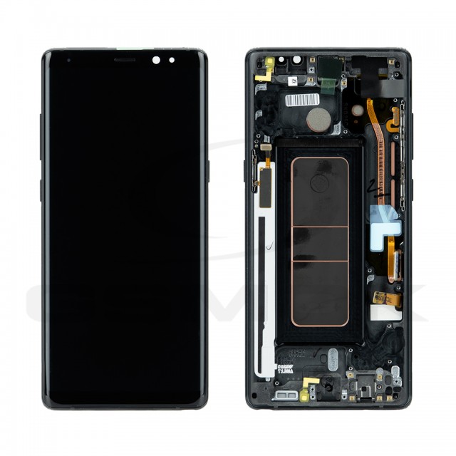 WYŚWIETLACZ LCD DO SAMSUNG N950 GALAXY NOTE 8 CZARNY Z RAMKĄ GH97-21070A GH97-21065A GH97-21066A GH97-21108A GH82-17223A GH82-15102A ORYGINAŁ SERVICE PACK