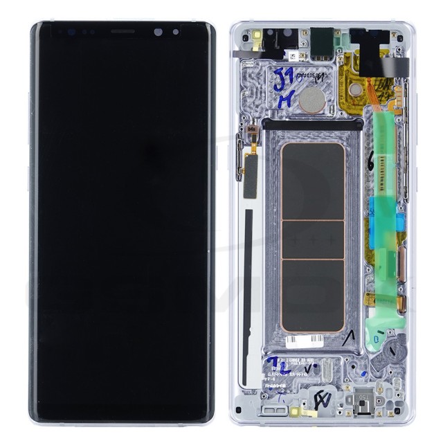 WYŚWIETLACZ LCD DO SAMSUNG N950 GALAXY NOTE 8 FIOLET Z RAMKĄ GH97-21065C GH97-21066C ORYGINAŁ SERVICE PACK