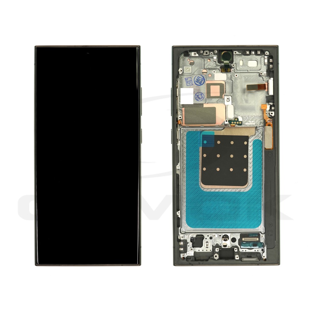 WYŚWIETLACZ LCD DO SAMSUNG S928 GALAXY S24 ULTRA CZARNY Z RAMKĄ EU [OLED SOFT RMORE]