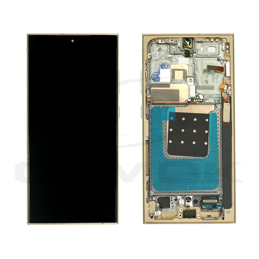 WYŚWIETLACZ LCD DO SAMSUNG S928 GALAXY S24 ULTRA ZŁOTY Z RAMKĄ EU [OLED SOFT RMORE]