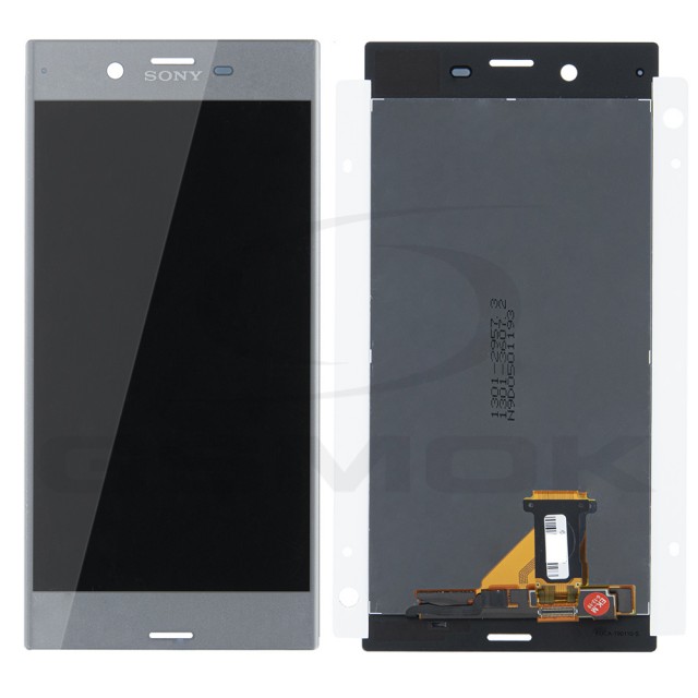 WYŚWIETLACZ LCD DO SONY XPERIA XZ F8332 Z RAMKĄ SREBRNY 1304-9086 U50040033 ORYGINAŁ SERVICE PACK