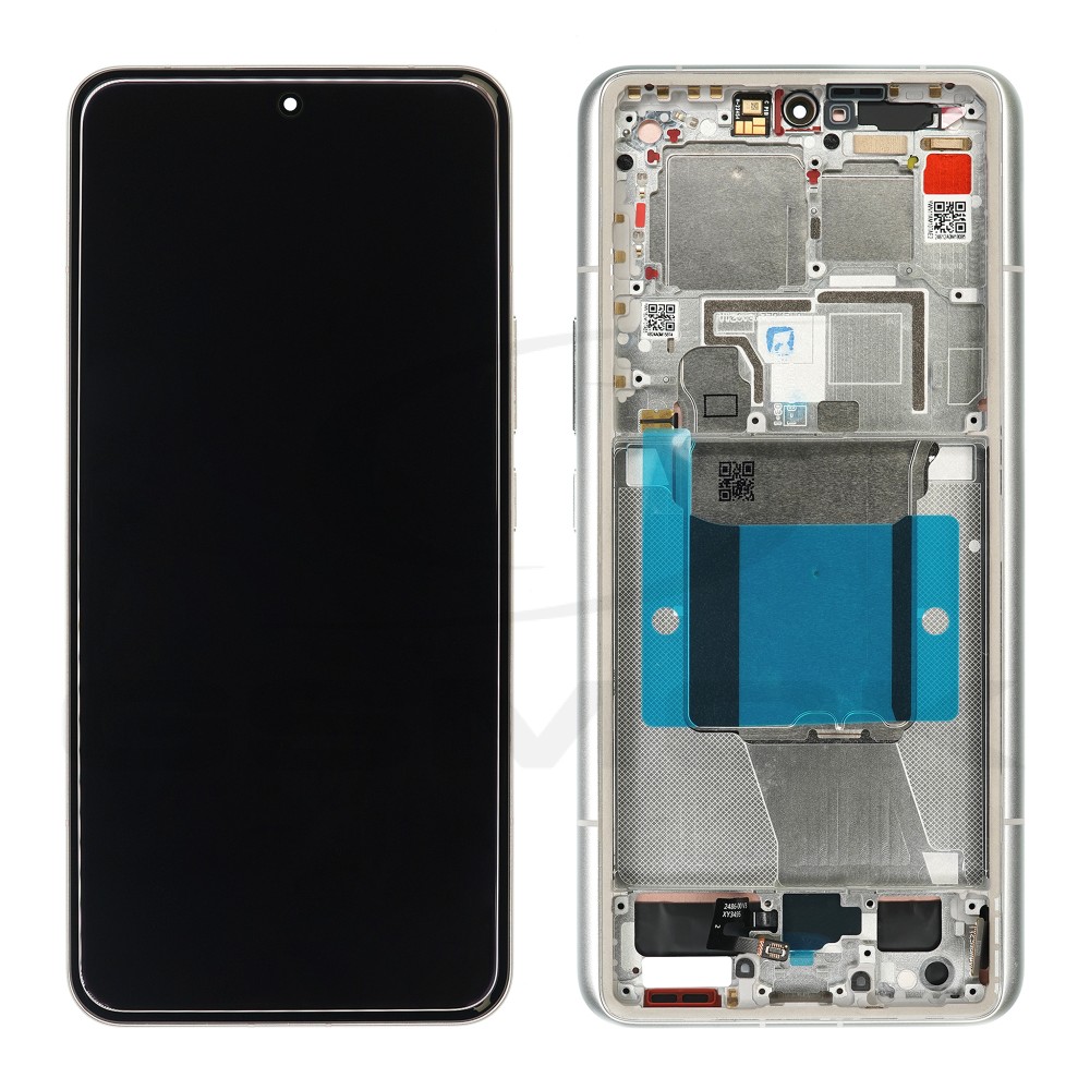 WYŚWIETLACZ LCD DO XIAOMI 14 ULTRA BIAŁY Z RAMKĄ 56000600N100 ORYGINAŁ SERVICE PACK