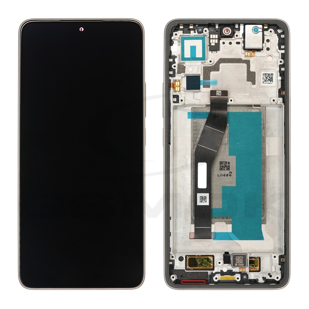 WYŚWIETLACZ LCD DO XIAOMI 14T Z RAMKĄ SZARY 5600040N12A00 050N12A00 ORYGINAŁ SERVICE PACK