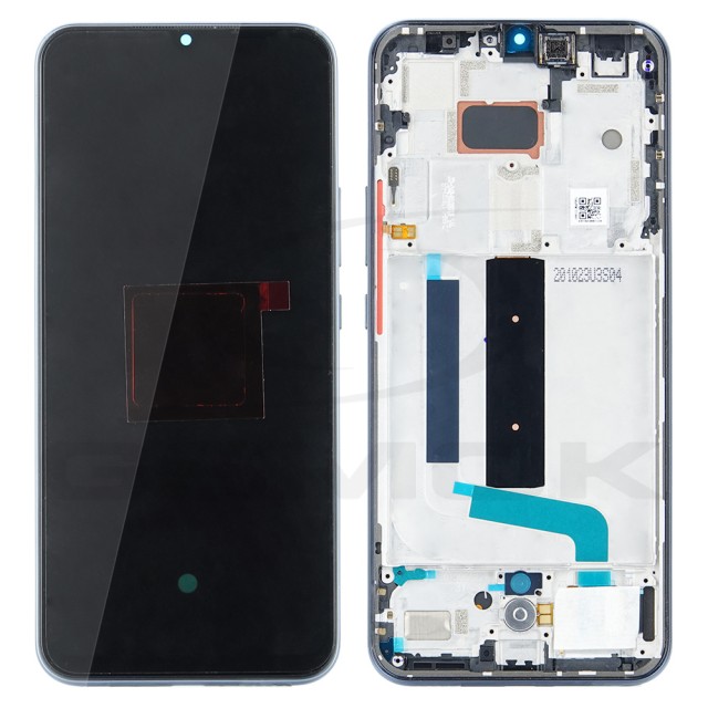 WYŚWIETLACZ LCD DO XIAOMI MI 10 LITE 5G Z RAMKĄ CZARNY TARNISH 56000400J900 ORYGINAŁ SERVICE PACK