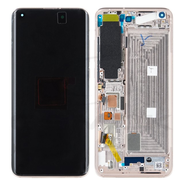 WYŚWIETLACZ LCD DO XIAOMI MI10 MI 10 PRO Z RAMKĄ BIAŁY 56000500J100 ORYGINAŁ SERVICE PACK