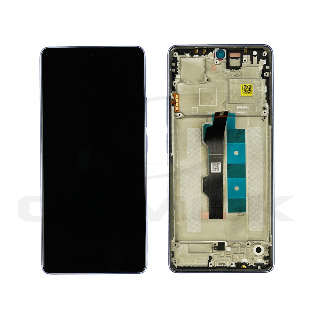 WYŚWIETLACZ LCD DO XIAOMI REDMI NOTE 13 PRO 4G / POCO M6 PRO 4G Z RAMKĄ FIOLETOWY 56000200N600 5600020N6P00 SERVICE PACK