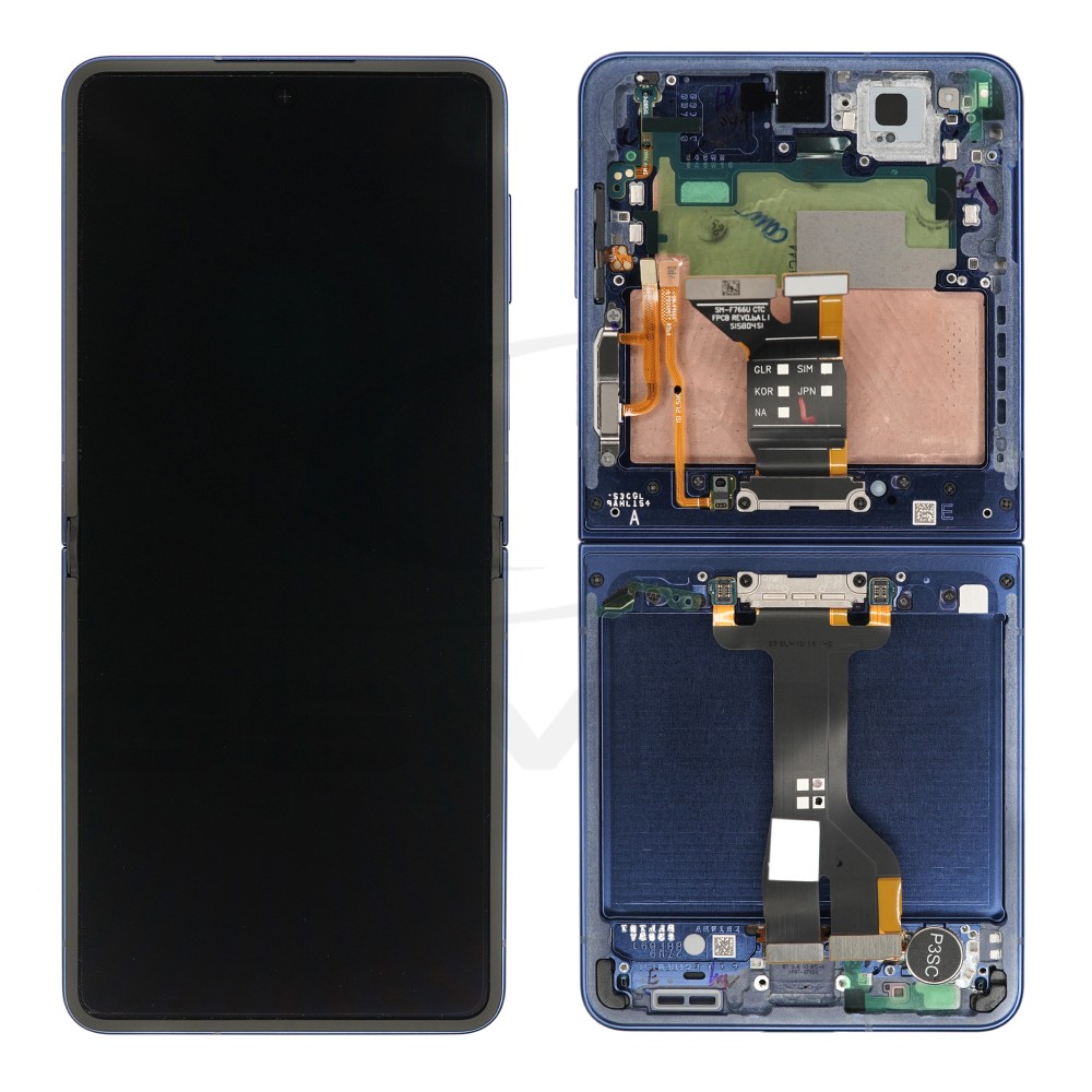WYŚWIETLACZ LCD SAMSUNG F766 GALAXY Z FLIP 7 GRANATOWY GH82-37581A ORYGINAŁ SERVICE PACK
