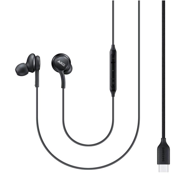 ZESTAW SŁUCHAWKOWY HF SAMSUNG AKG EO-IC100BBEGRU GH59-15252A GH59-15106A CZARNY ORYGINAŁ