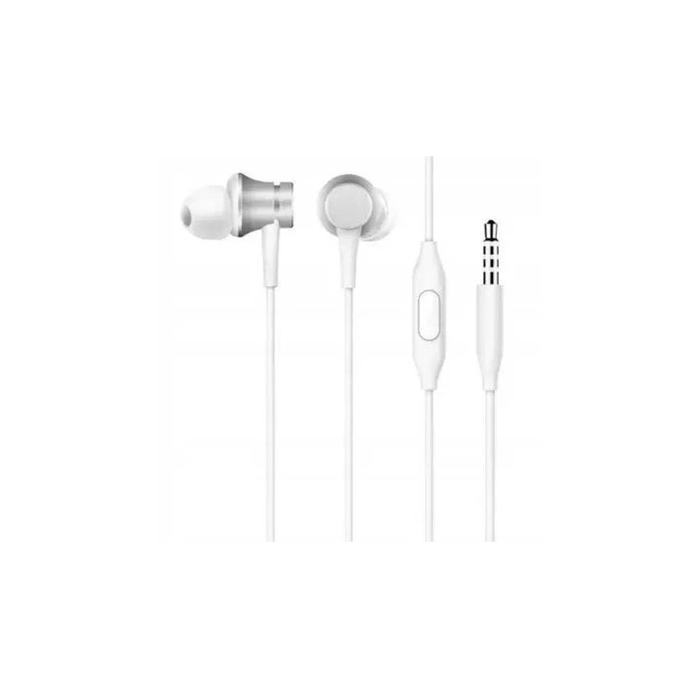 ZESTAW SŁUCHAWKOWY XIAOMI IN EAR ZBW4355TY SREBRNE ORYGINAŁ