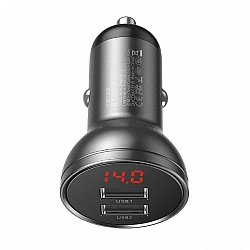 ŁADOWARKA SAMOCHODOWA BASEUS 2XUSB 4.8A 24W CCBX-0G CZARNA ŁADOWARKA SAMOCHODOWA BASEUS 2XUSB 4.8A 24W CCBX-0G CZARNA