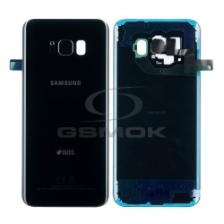 KLAPKA BATERII / OBUDOWA SAMSUNG G955 GALAXY S8 PLUS DUOS CZARNA GH82-14027A ORYGINAŁ SERVICE PACK