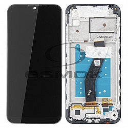 WYŚWIETLACZ LCD DO MOTOROLA MOTO E6S Z RAMKĄ XT2053 CZARNY 5D68C16500 5D68C16980 ORYGINAŁ SERVICE PACK
