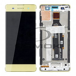 WYŚWIETLACZ LCD DO SONY XPERIA XA F3111 Z RAMKĄ LIME GOLD U50043211 78PA3100020 78PA3100070 ORYGINAŁ SERVICE PACK