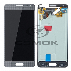 WYŚWIETLACZ LCD DO SAMSUNG G850 GALAXY ALPHA SREBRNY GH97-16386E ORYGINAŁ SERVICE PACK
