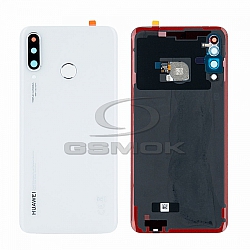 KLAPKA BATERII / OBUDOWA HUAWEI P30 LITE 48MPIX MAR-LX1A BIAŁA 02352RQB ORYGINAŁ SERVICE PACK